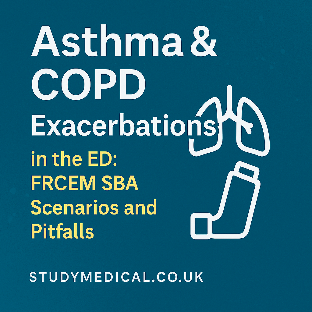 Asthma & COPD Exacerbations in the ED: FRCEM SBA Scenarios and Pitfalls