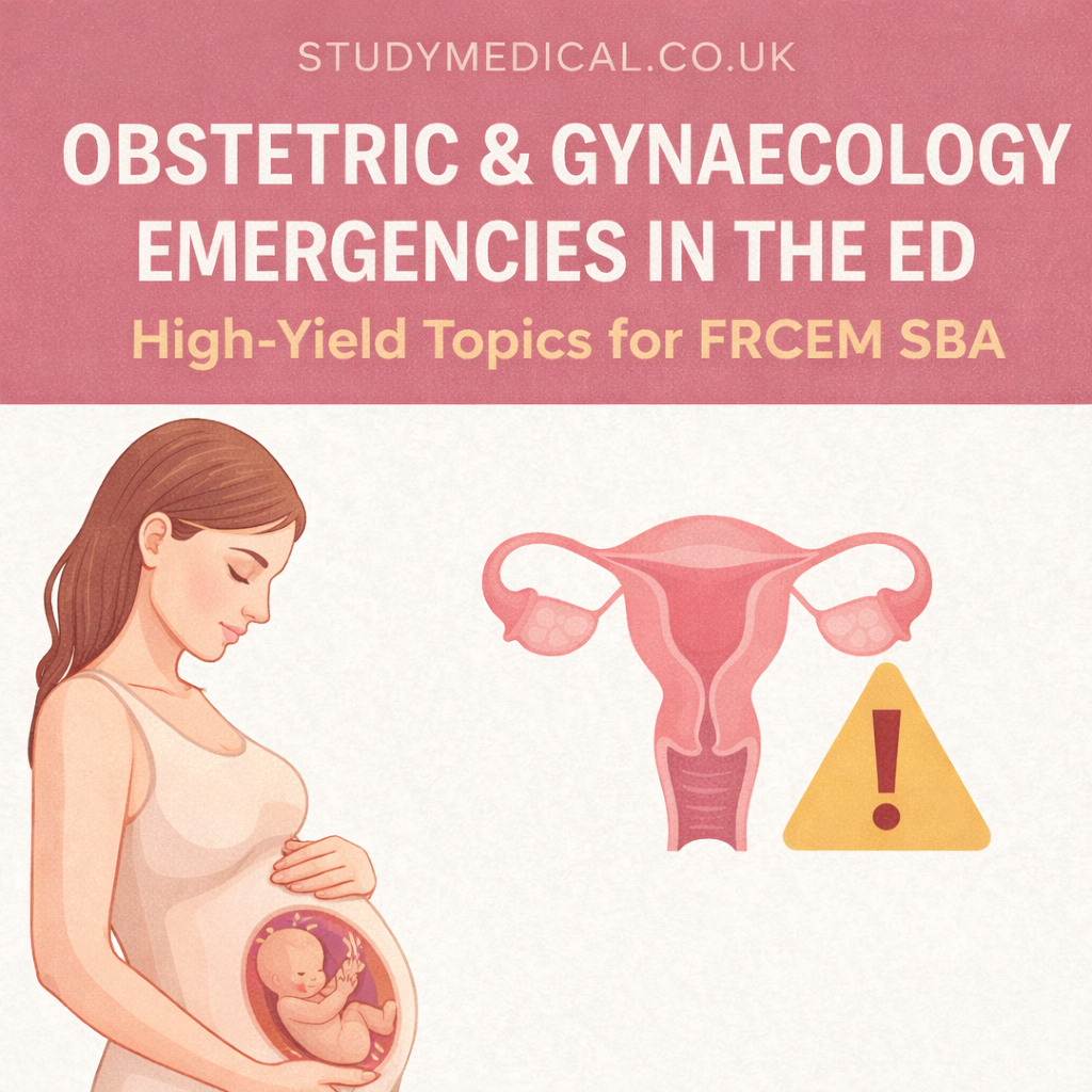 Obstetric & Gynaecology Emergencies in the ED: High-Yield Topics for FRCEM SBA