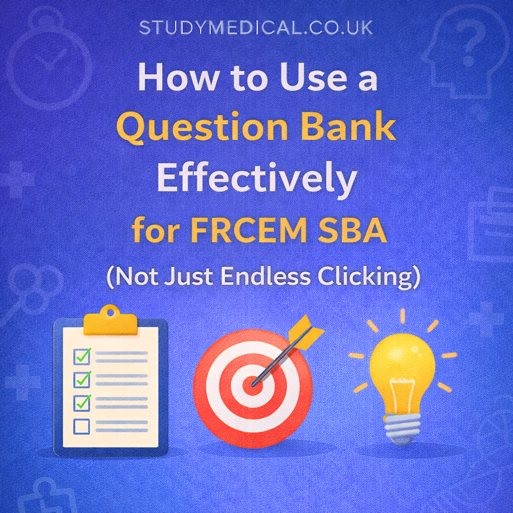 How to Use a Question Bank Effectively for FRCEM SBA (Not Just Endless Clicking)