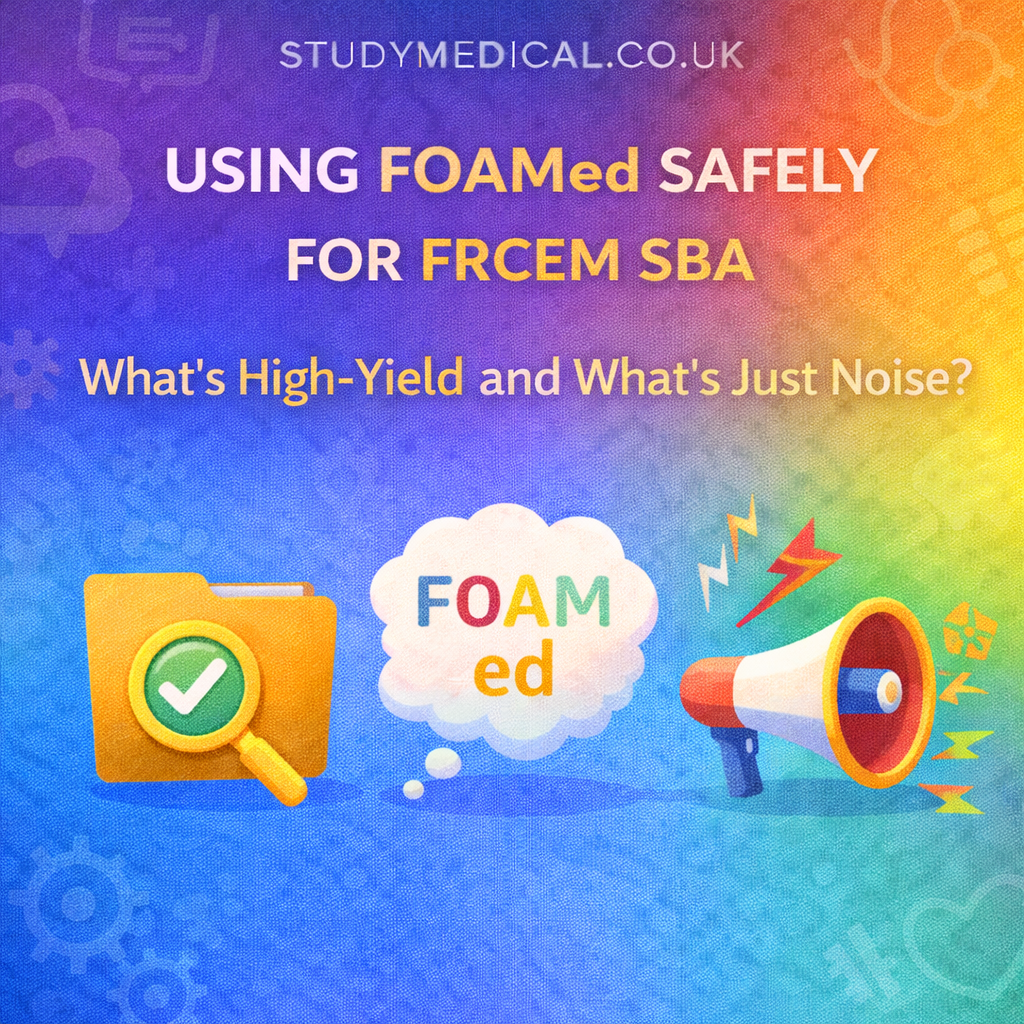 Using FOAMed Safely for FRCEM SBA: What’s High-Yield and What’s Just Noise?