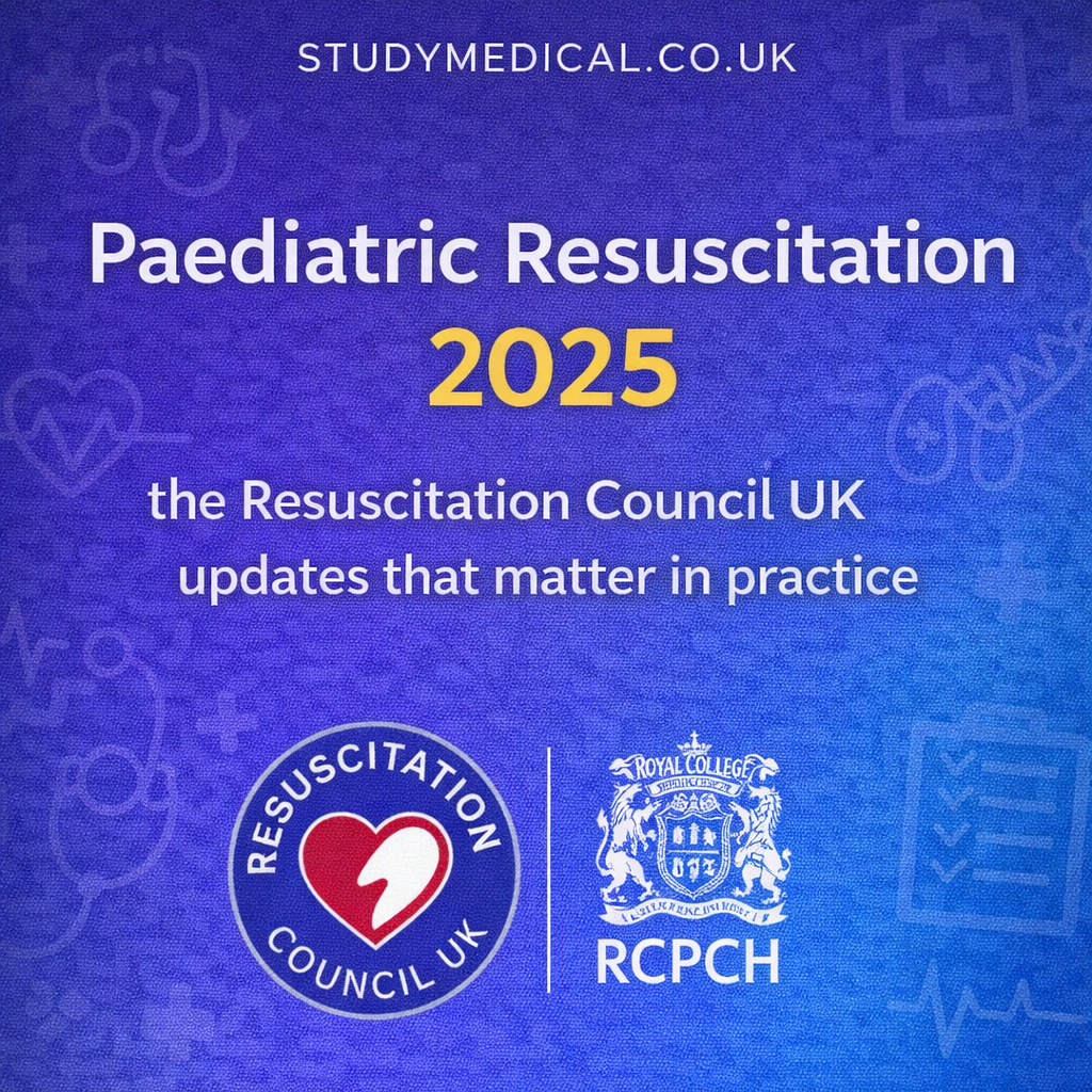 Paediatric Resuscitation 2025: Key RCUK Updates for FRCEM SBA Revision