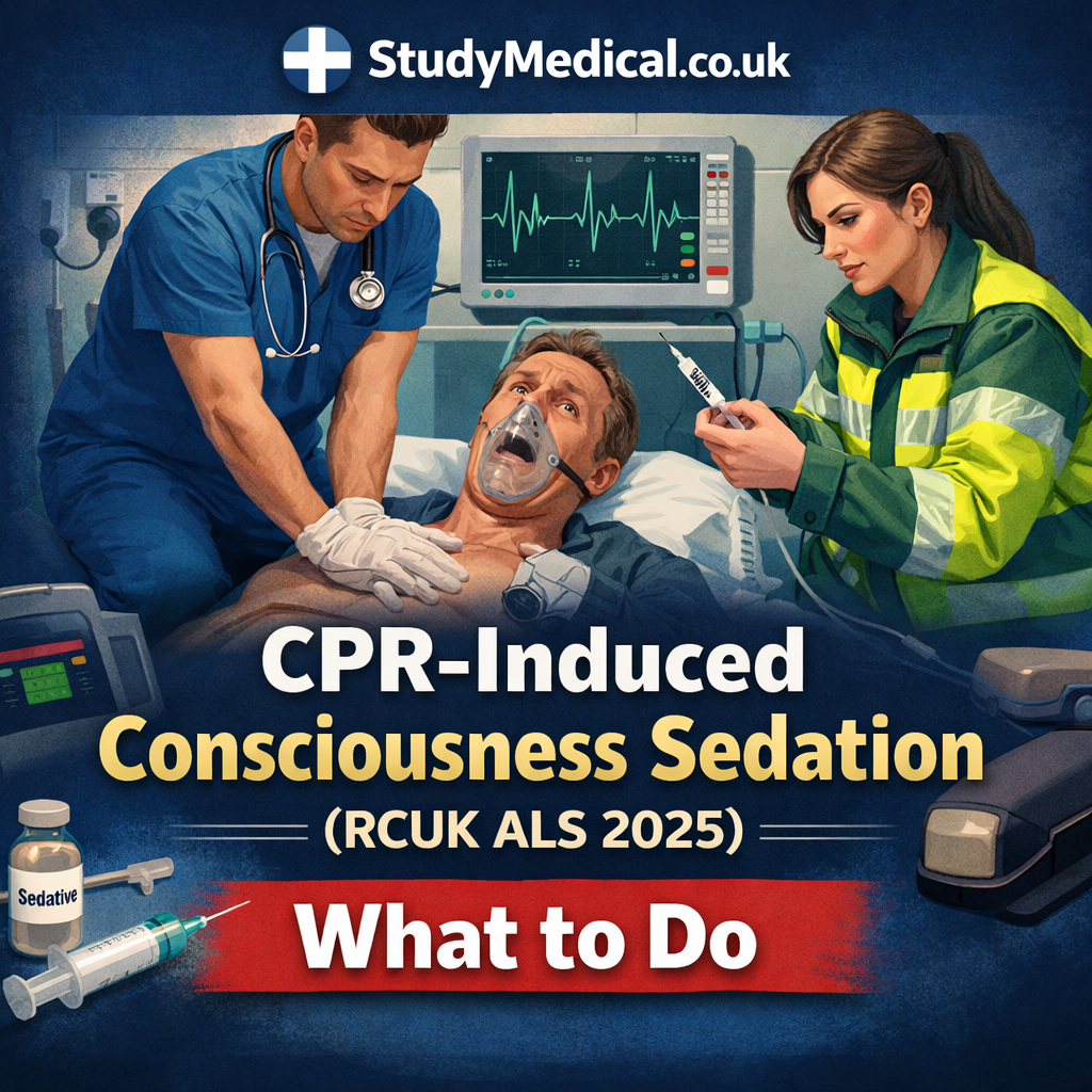 CPR-induced consciousness sedation (RCUK ALS 2025): what to do
