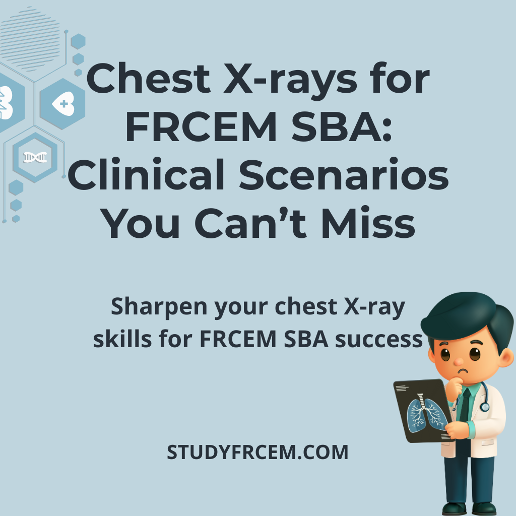 Chest X-rays for FRCEM SBA: Clinical Scenarios You Can’t Miss