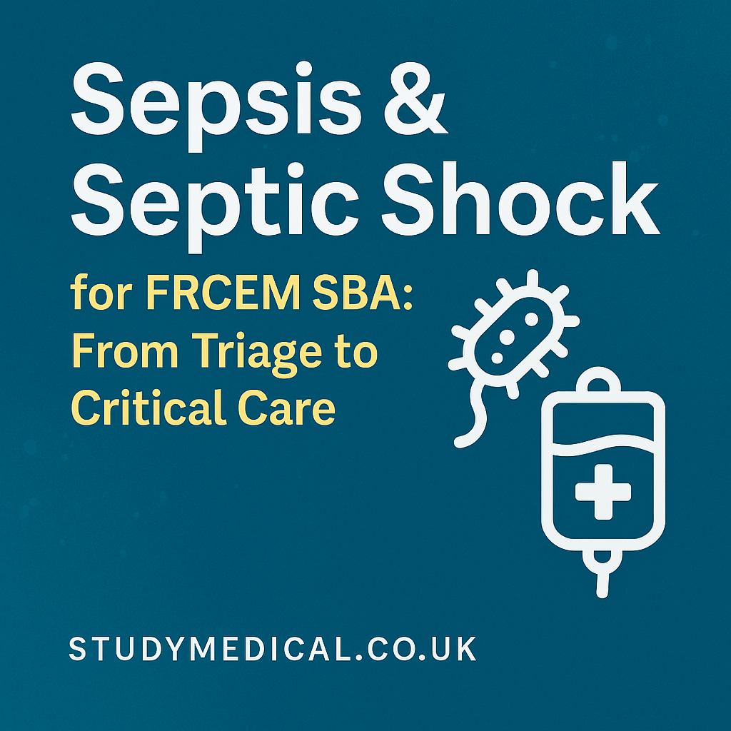 Sepsis & Septic Shock for FRCEM SBA: From Triage to Critical Care