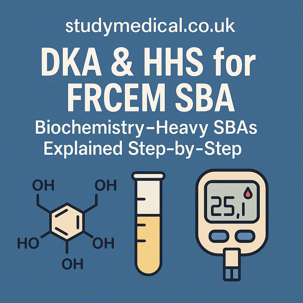 DKA & HHS for FRCEM SBA: Biochemistry-Heavy SBAs Explained Step-by-Step