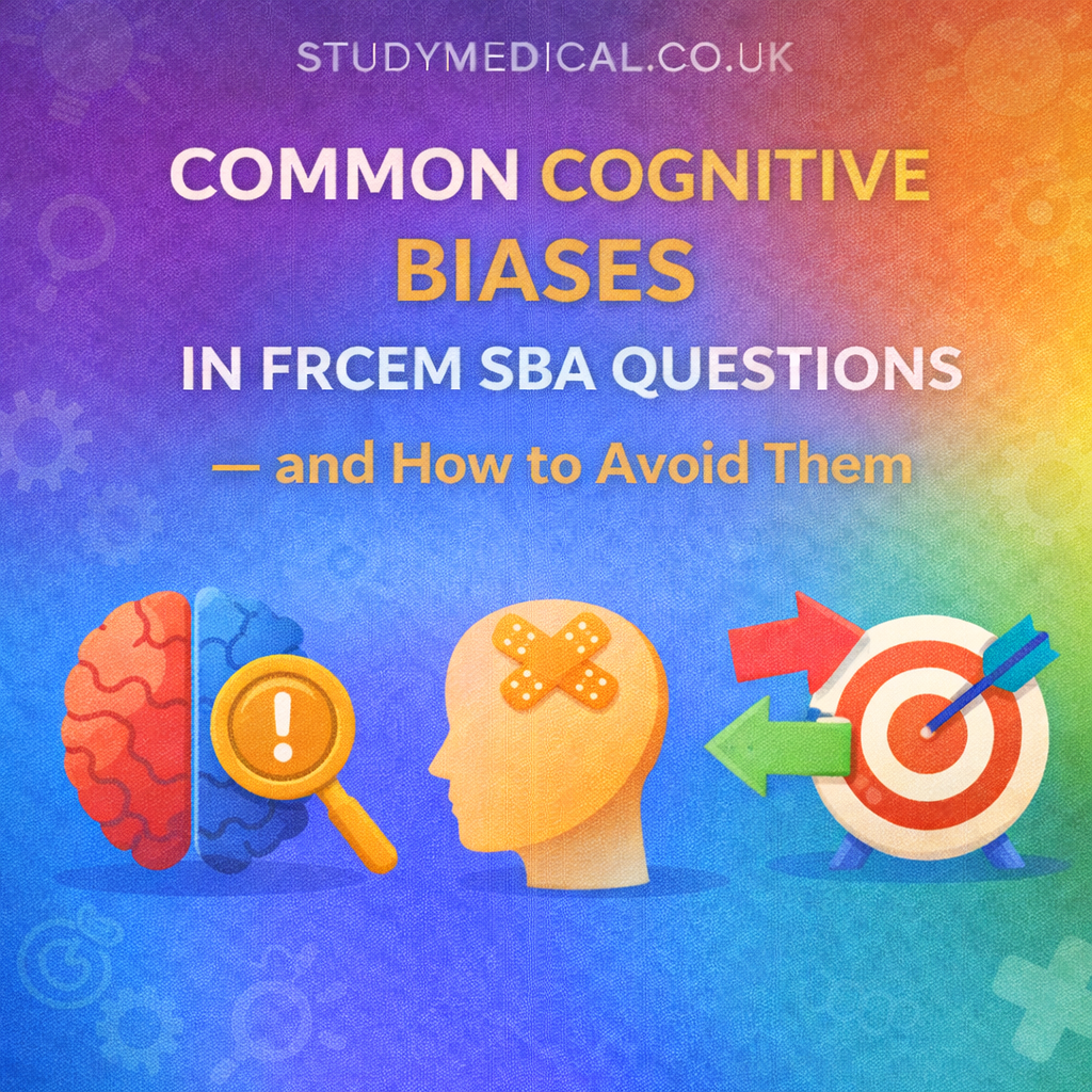 Common Cognitive Biases in FRCEM SBA Questions – and How to Avoid Them