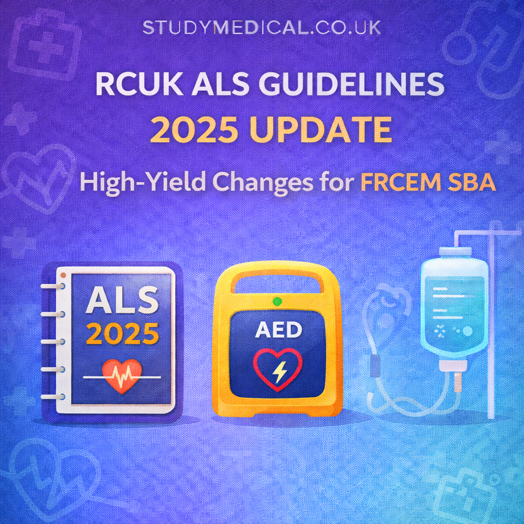 RCUK ALS Guidelines 2025 Update: High-Yield Changes for FRCEM SBA